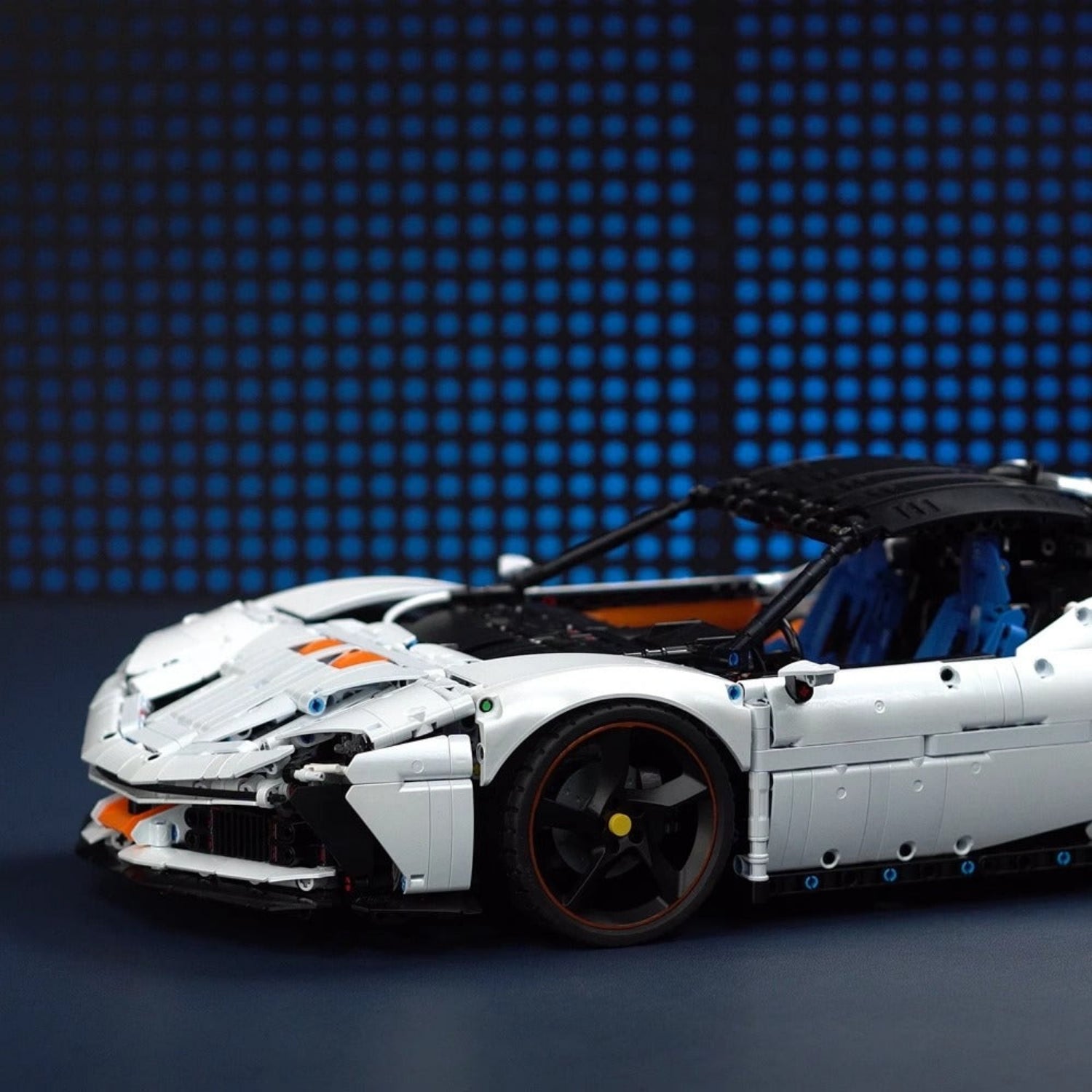 Klemmbao MOC-02 SF90 1:8 - Sportwagen Ferrarii SF90XX Car Technik Bausteine