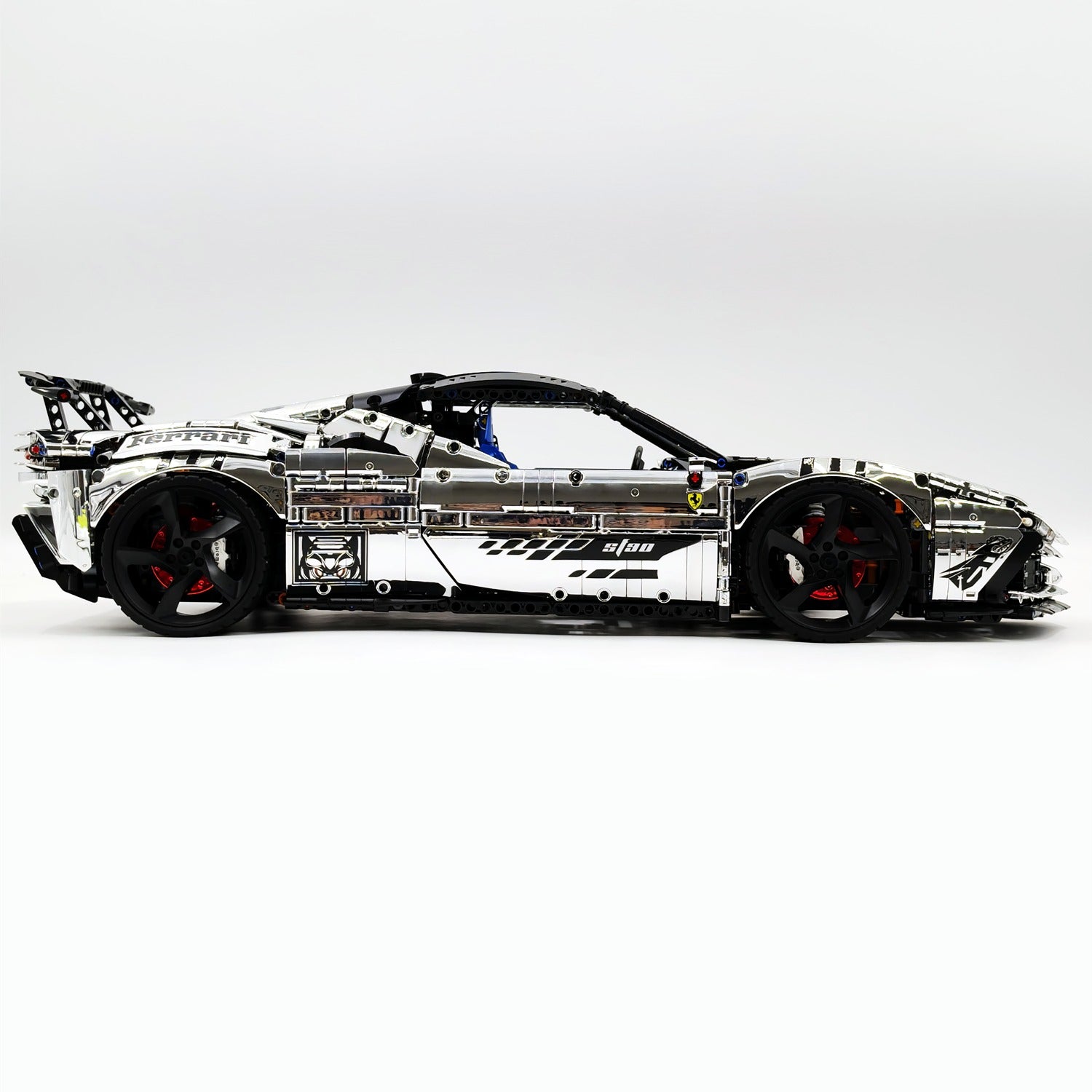 Klemmbao MOC-02 SF90 1:8 - Sportwagen Ferrarii SF90XX Car Technik Bausteine