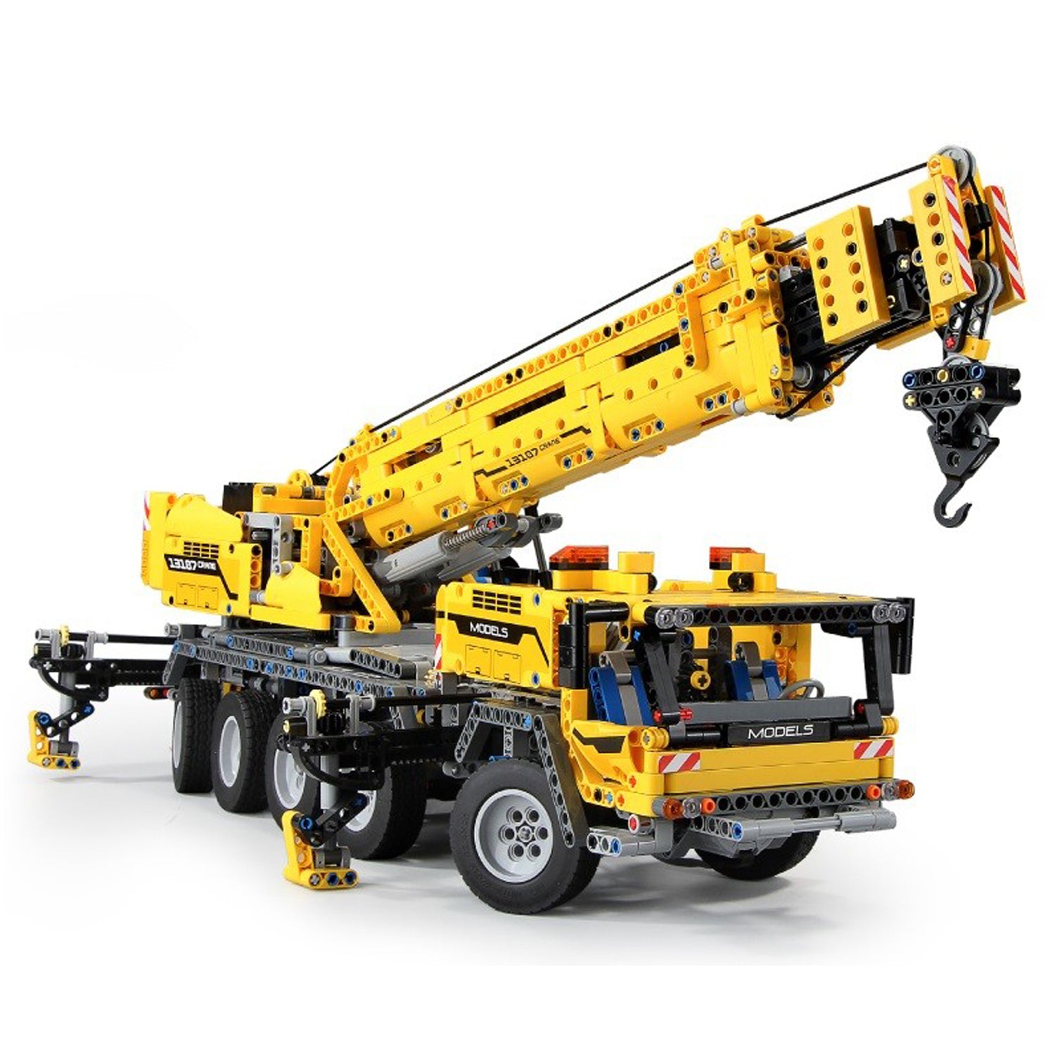 Mould King 13107 - ferngesteuerter Technik Bausteine Mobilkran - 2,4 GHz RC Crane