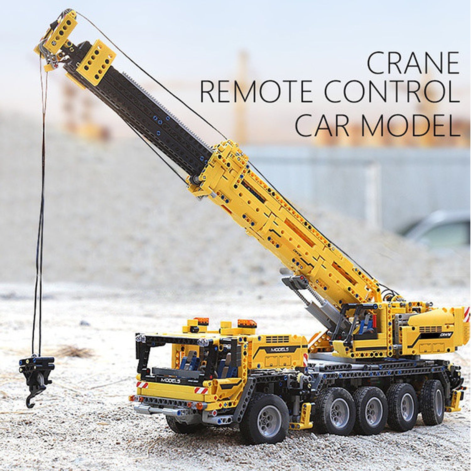 Mould King 13107 - ferngesteuerter Technik Bausteine Mobilkran - 2,4 GHz RC Crane