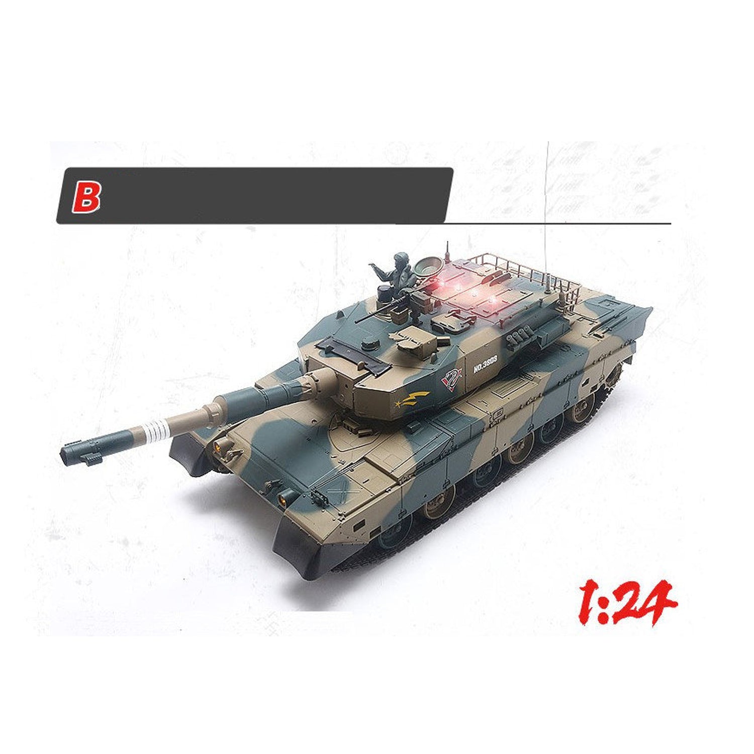 Heng Long Panzer im Maßstab 1:24 und 1:30 2.4G RC Panzer Militärfahrzeuge im Set