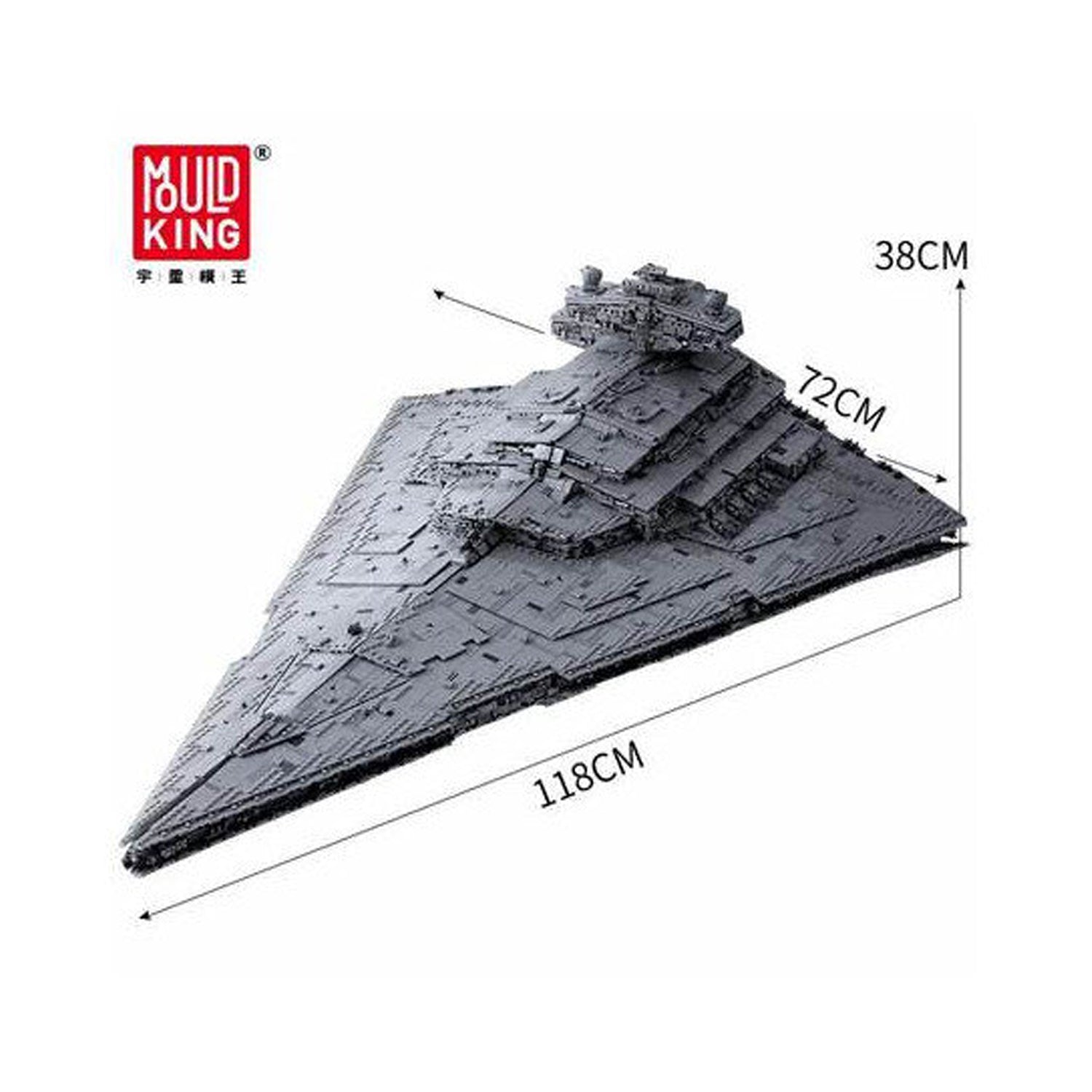 Mould King 13135 - Monarch Sternenkreuzer Sternenzerstörer 11885 Bausteine
