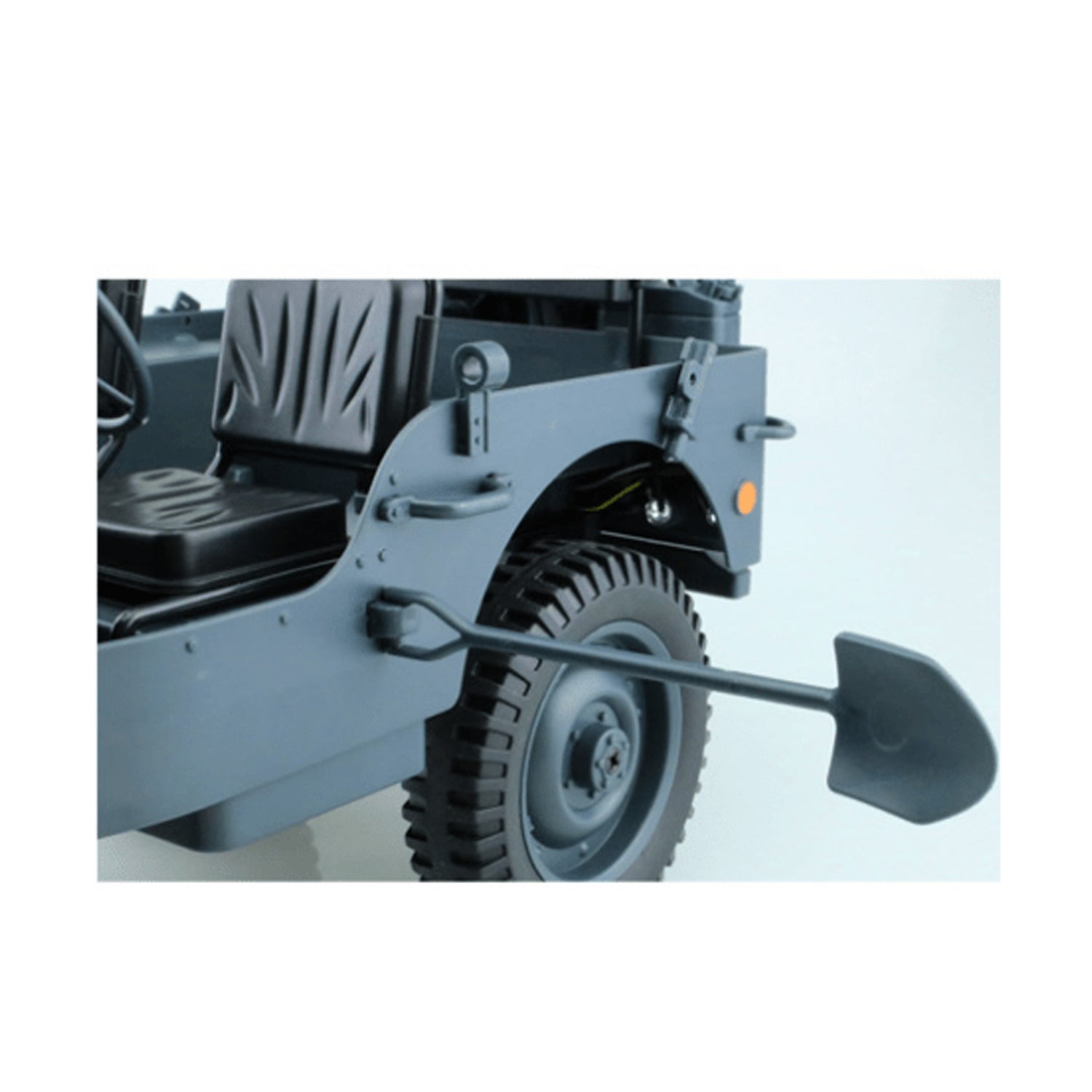 JJRC Q65 RC Jeep 2.4G 1/10 Military Truck 4WD Off-Road RC Car mit LED Licht