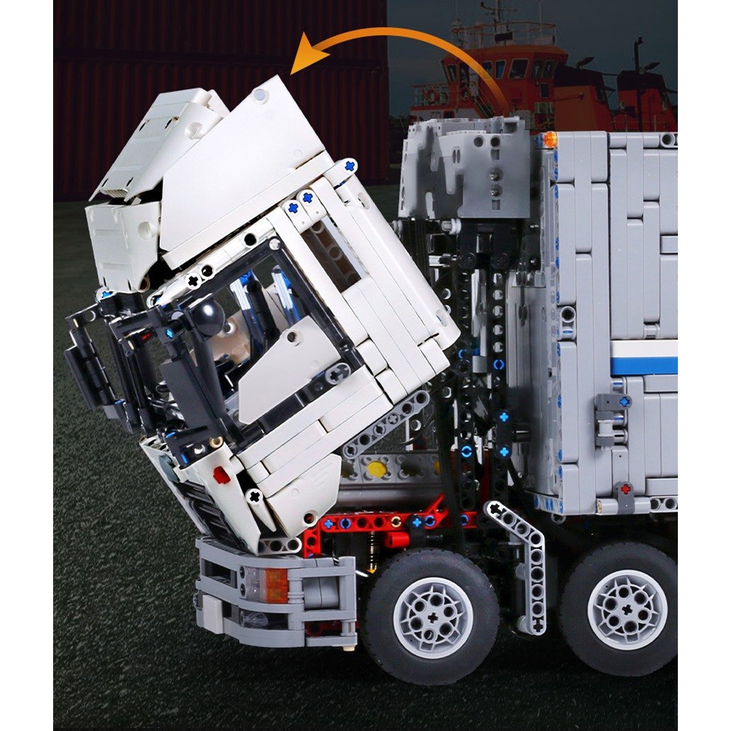 Mould King - 2,4 GHz RC LKW - Containertruck mit Powerfunktion